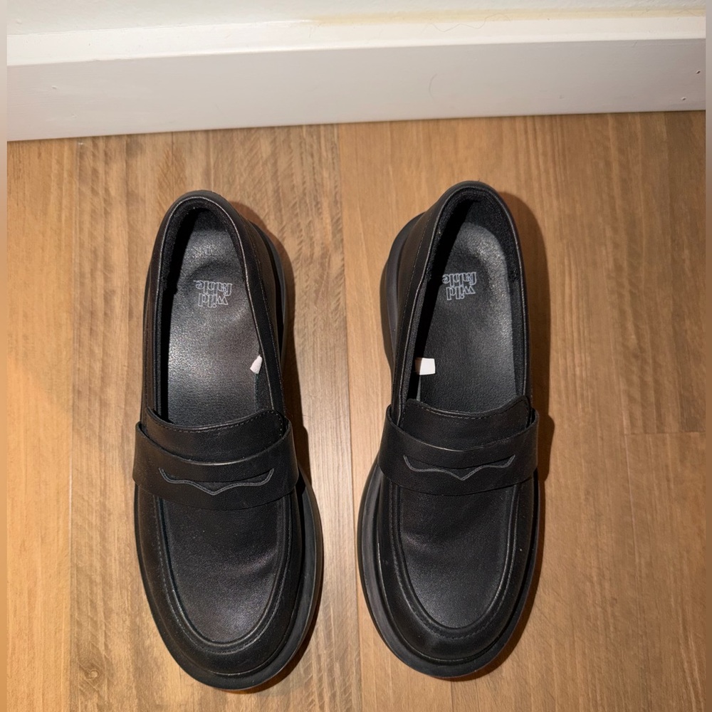 Wild Fable Women's Black Slip-On Loafers